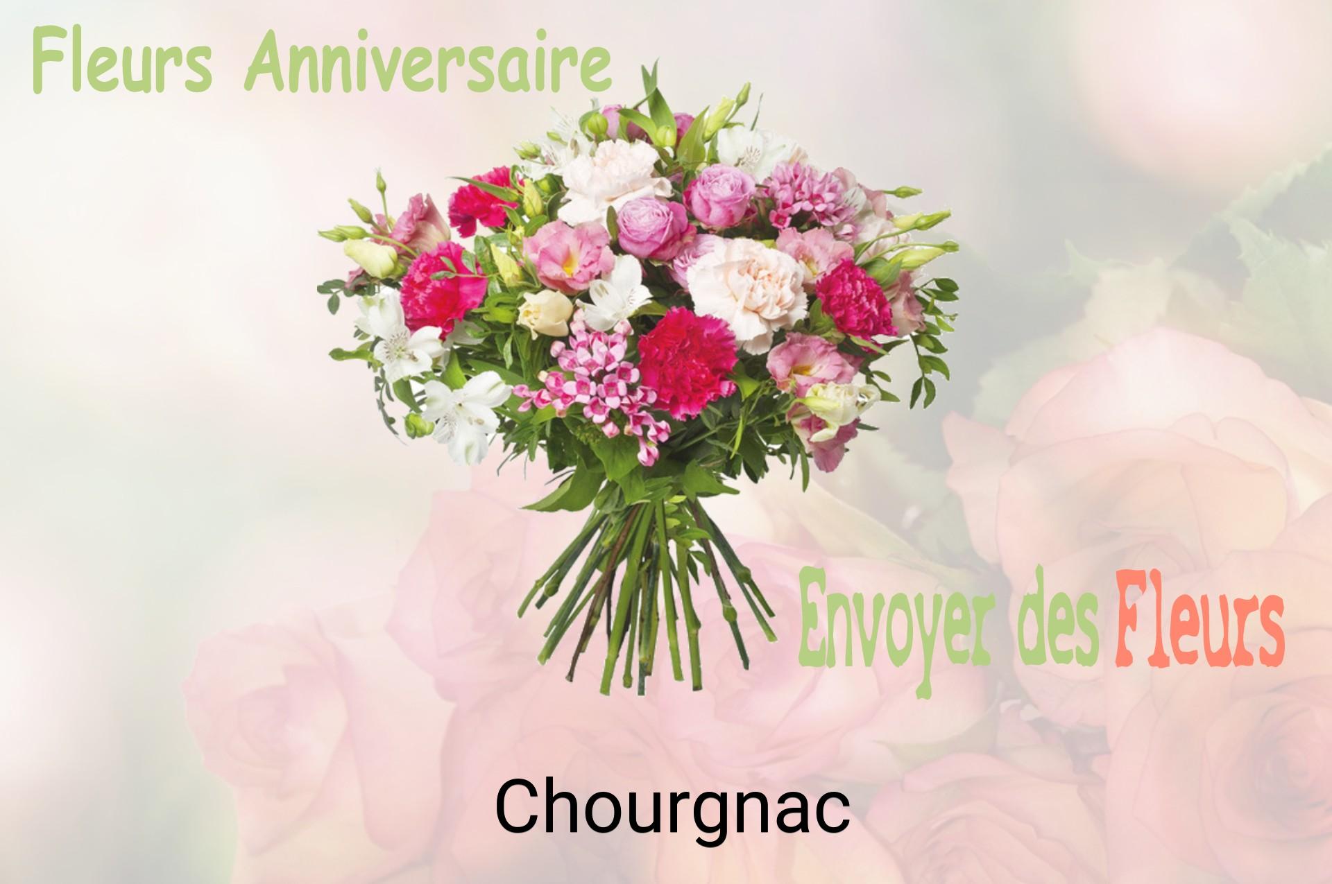 Bouquet de fleurs d’anniversaire livré à Chourgnac
