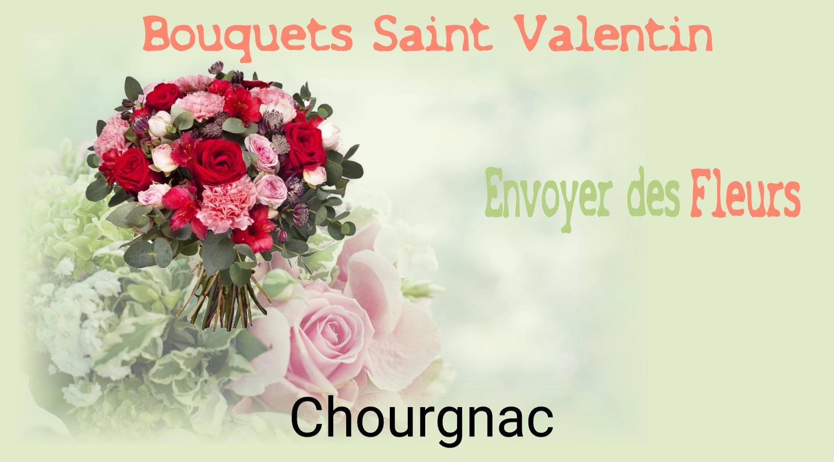 Roses de Saint-Valentin livrées à Chourgnac